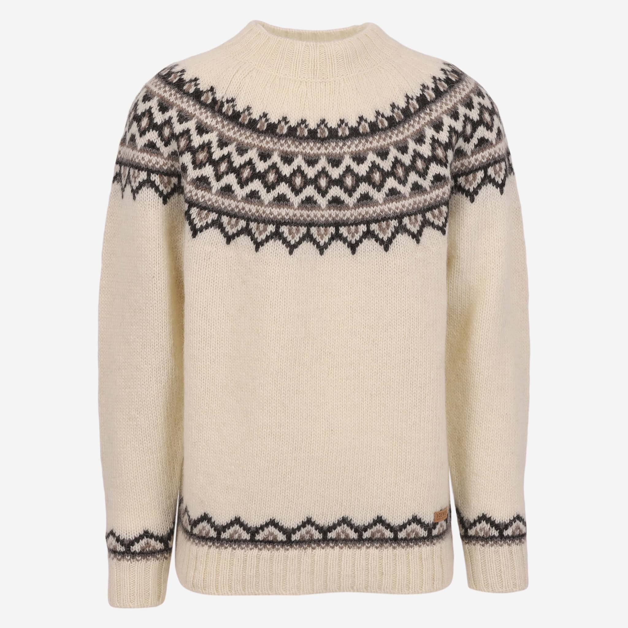 Brynjudalur Icelandic wool knitted classic sweater